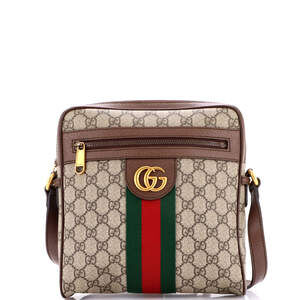 Gucci Small Ophidia Messenger Bag GG Coated Canvas
